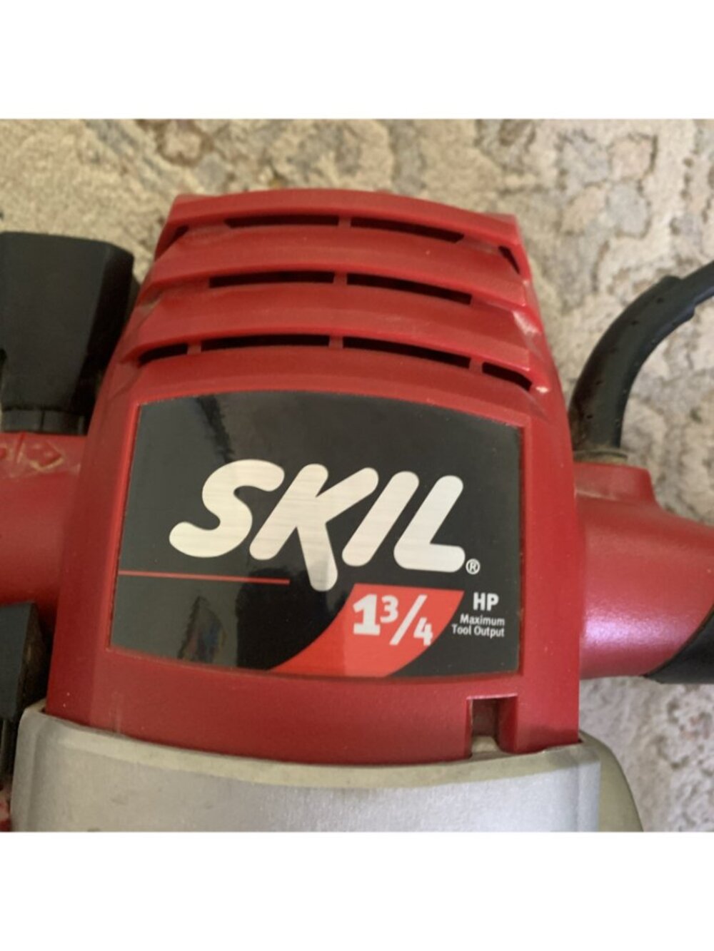 SKIL 1-3/4 HP Router Electric Woodworking Handheld Power Tool Tested Works - Picture 4 of 13